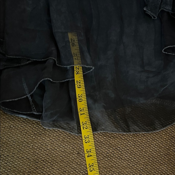 Nina Kendosa Paris Dark grayish Blue open front long sleeve cardigan‎ size M/L - Picture 6 of 9